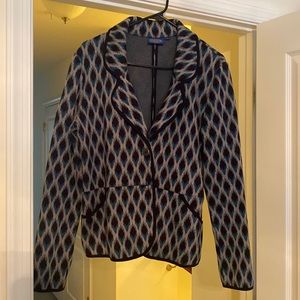 Pendleton Blazer, size large, 100% cotton exclusive of trim.